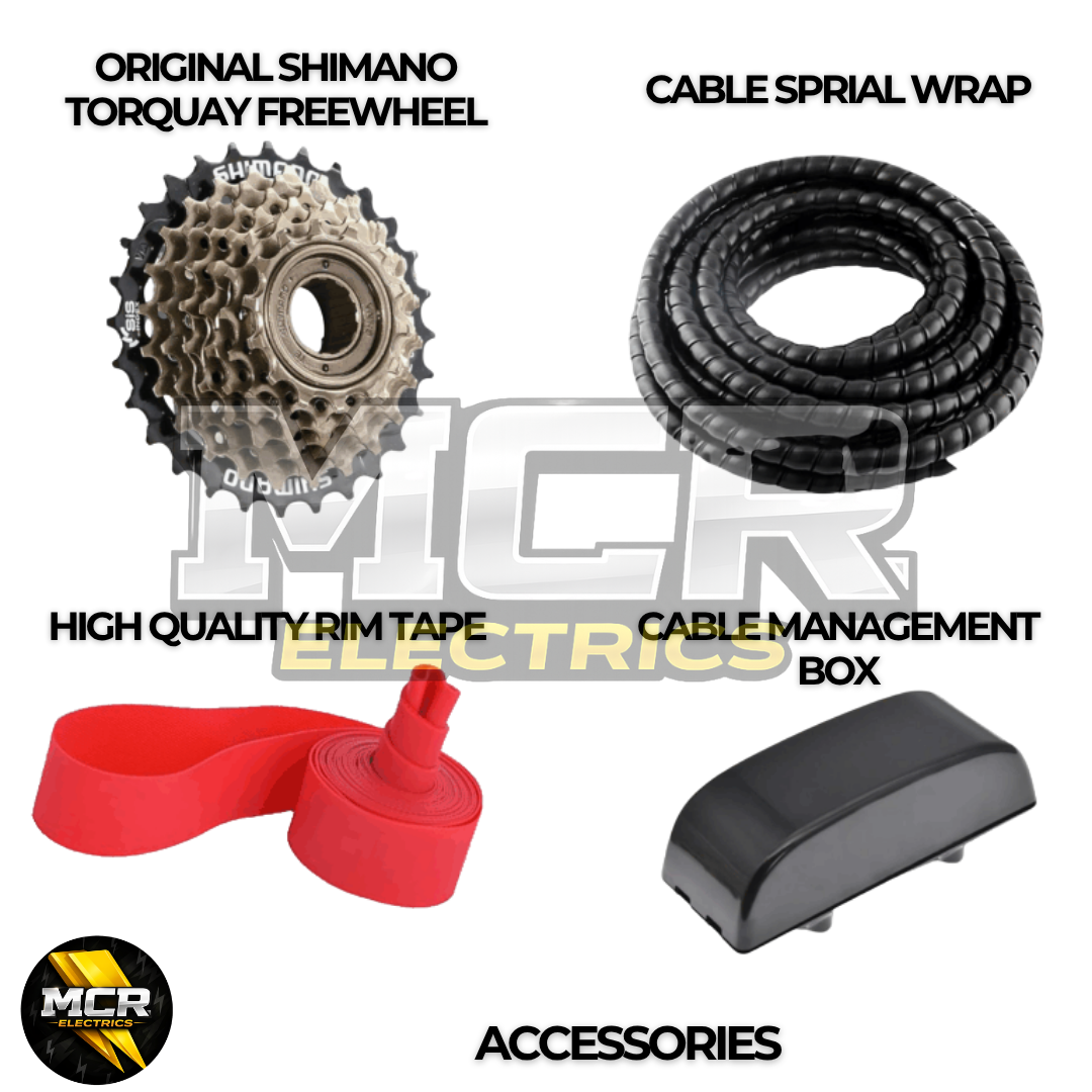 The Ultimate 2000W 45A 72V 20AH 60A Rear Wheel EBike Conversion Kit Original MTX39 Rim High Torque Motor