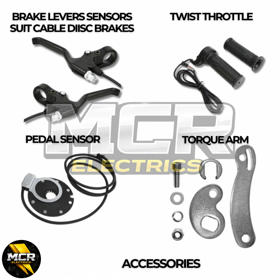 1500W E-Bike Conversion Kit Samsung 48V 20AH Battery SW900 Display Original MTX39 Rim Rear Wheel 7 Speed
