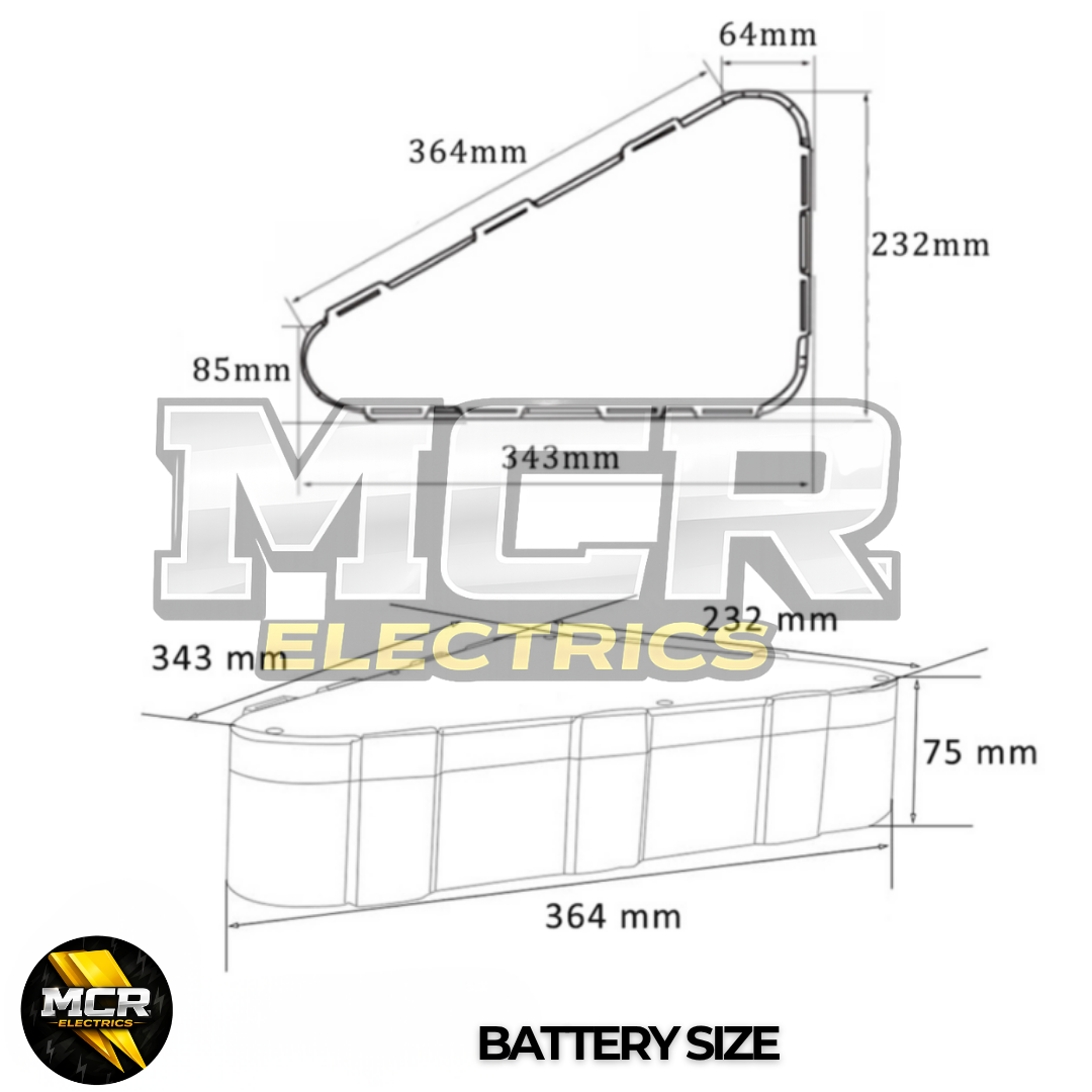The Ultimate 2000W 45A 72V 20AH 60A Rear Wheel EBike Conversion Kit Original MTX39 Rim High Torque Motor