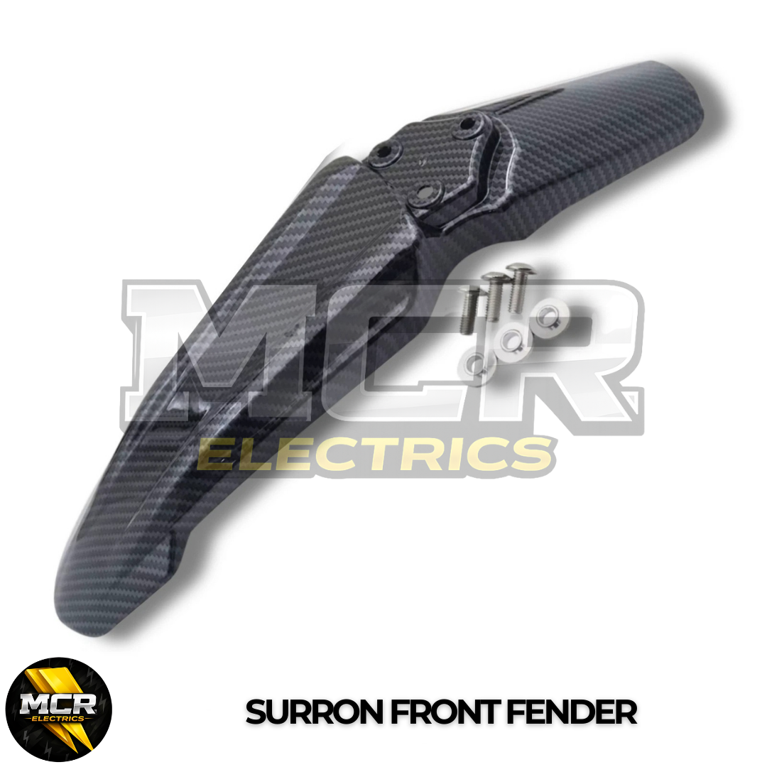 Carbon Fiber Front Fender Mudguard For Sur Ron Light Bee X S Electric Bike DNM