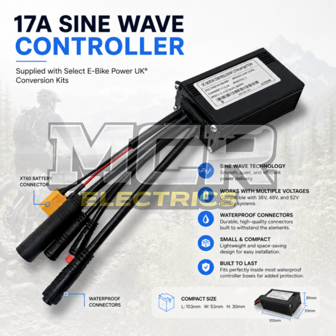 Ultimate MTX 48V 250W Road Legal E Bike Conversion Kit HG Cassette 1-11 Speed Rear Wheel | 48V 19.2AH LG Battery