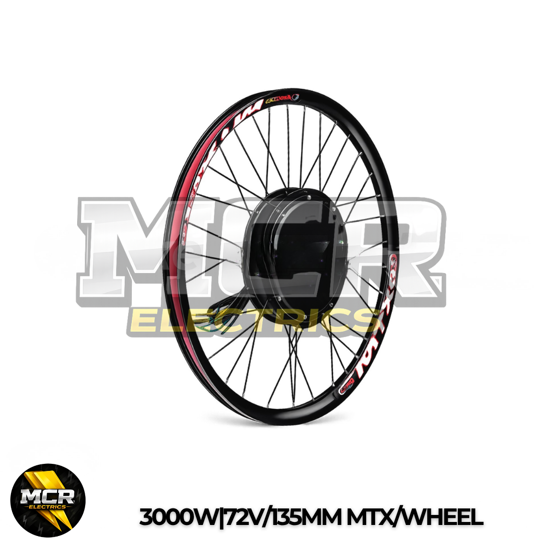3000W Motor MTX Rim 12G Spokes 135mm 72V 3.5T 45H Magnets XT150