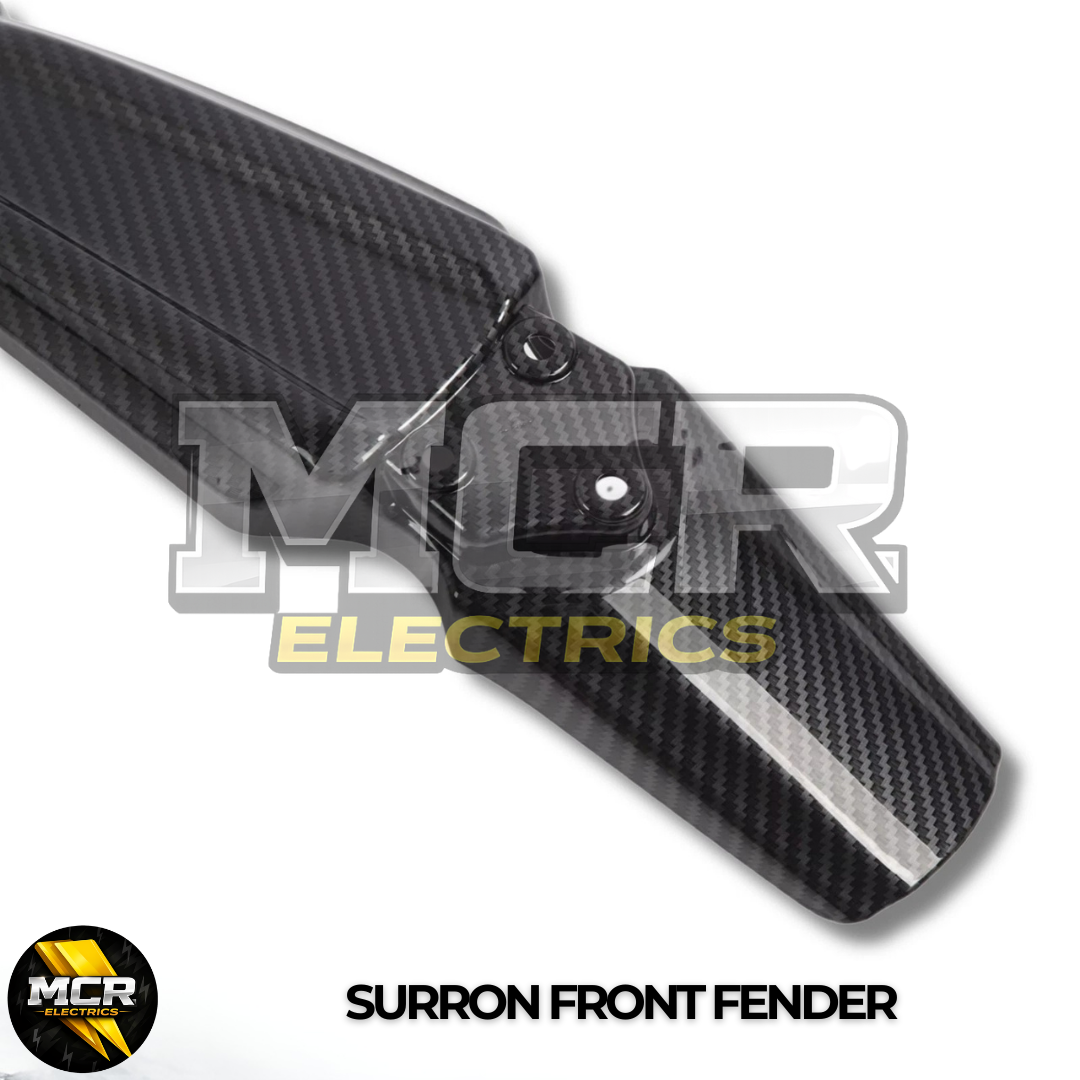 Carbon Fiber Front Fender Mudguard For Sur Ron Light Bee X S Electric Bike DNM