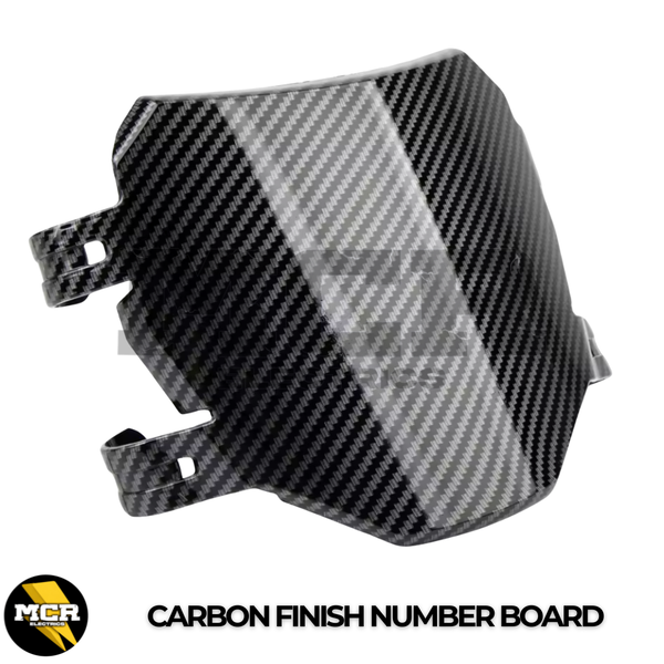 ODI Style Carbon Number Board MTB E-Bike Surron Talaria KKE Fox 35 40 Universal