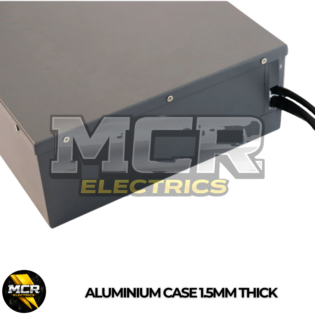 72V 30AH Aluminum Triangle Case Bag Lithium E-Bike Battery 3000W 80A BMS Big Capacity Samsung 50S