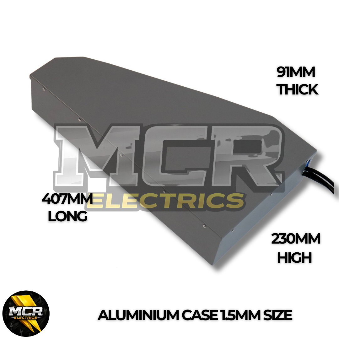 72V 30AH Aluminum Triangle Case Bag Lithium E-Bike Battery 3000W 80A BMS Big Capacity Samsung 50S
