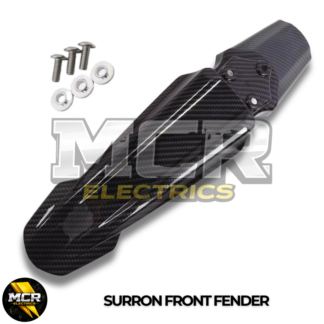 Carbon Fiber Front Fender Mudguard For Sur Ron Light Bee X S Electric Bike DNM
