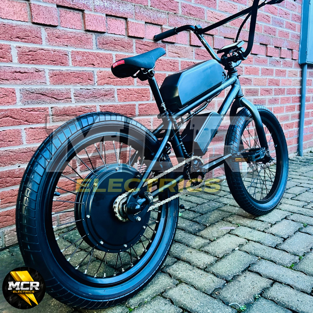 48V 20″ Electric BMX EBMX Conversion Kit 110mm Rear Dropout 1000W 48V Complete Kit & Battery UK