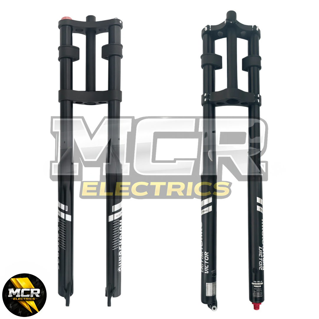 MTB Triple Clamp AIR Coil Forks E-Bike 180MM Travel 100MM QR Axle Quality 29″