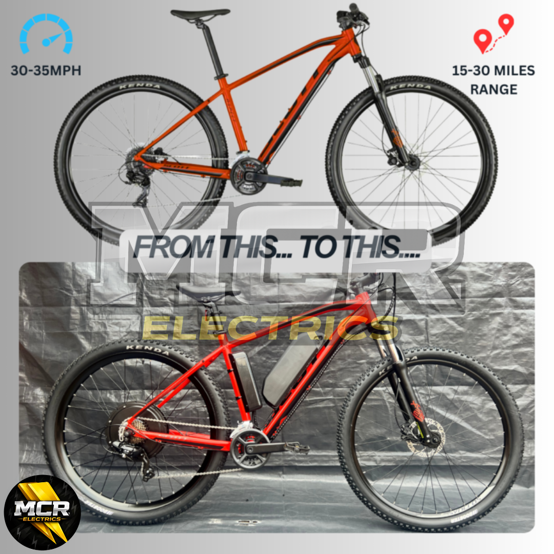 1500W E-Bike Conversion Kit Samsung 48V 20AH Battery SW900 Display Original MTX39 Rim Rear Wheel 7 Speed