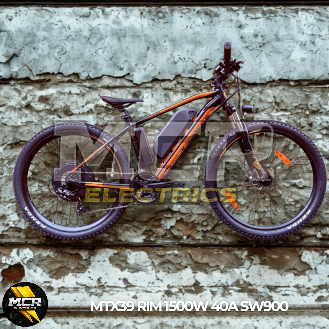 1500W E-Bike Conversion Kit Samsung 48V 20AH Battery SW900 Display Original MTX39 Rim Rear Wheel 7 Speed