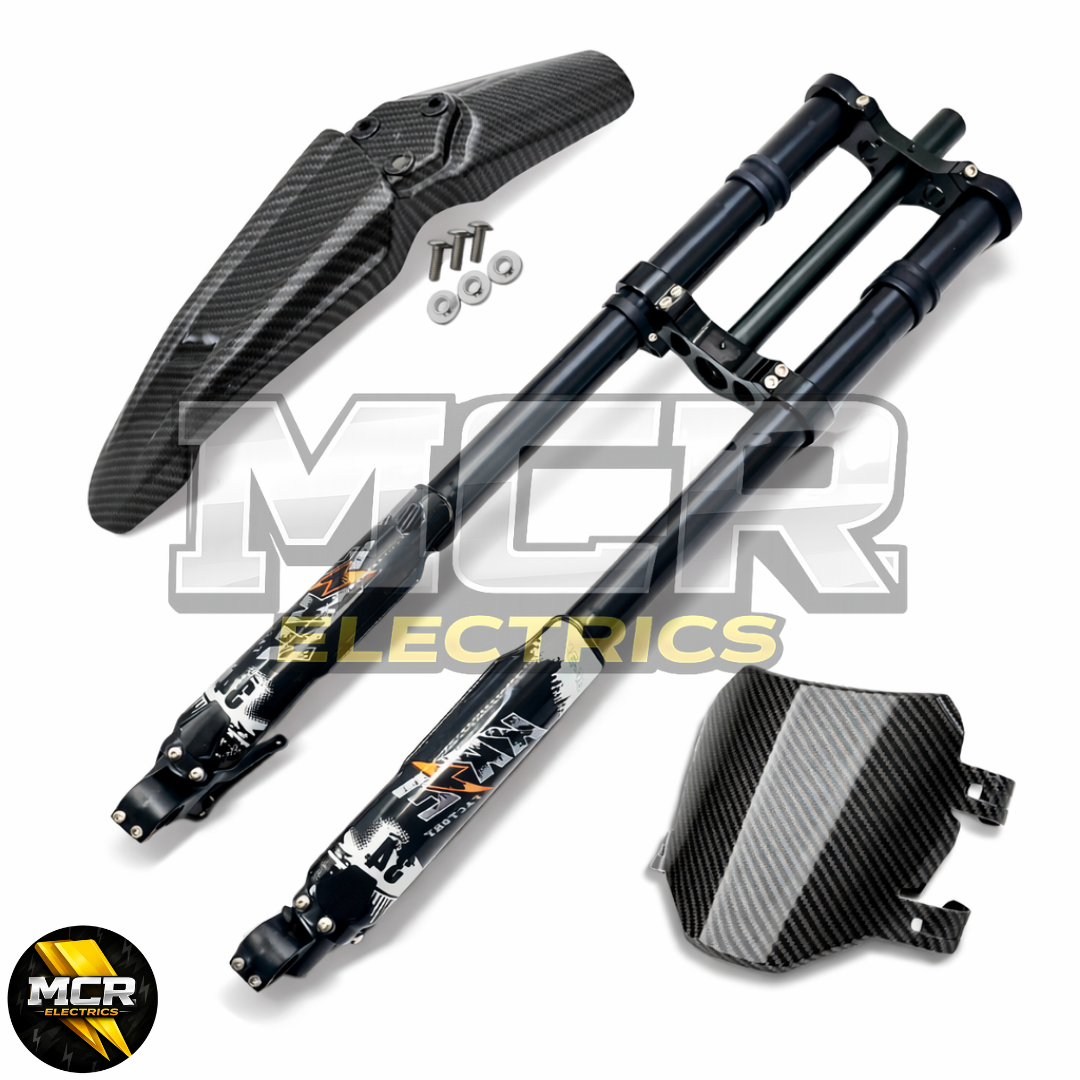 19-Inch SurRon Style E-Bike Wheel Kit | Dual Sport Tyre, KKE Forks, 80A Controller – On/Off Road Ready