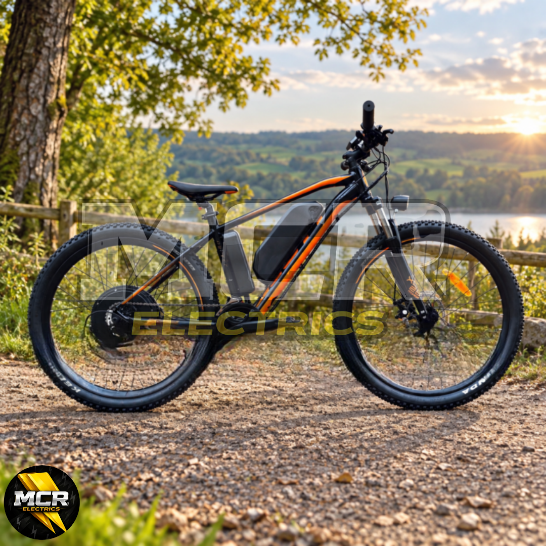 48V 1000W Electric Bike Conversion Kit – Rear Wheel + 13Ah Battery | 7-Speed E-Bike Upgrade 26″ 27.5″ 29″ 30 Mile Range
