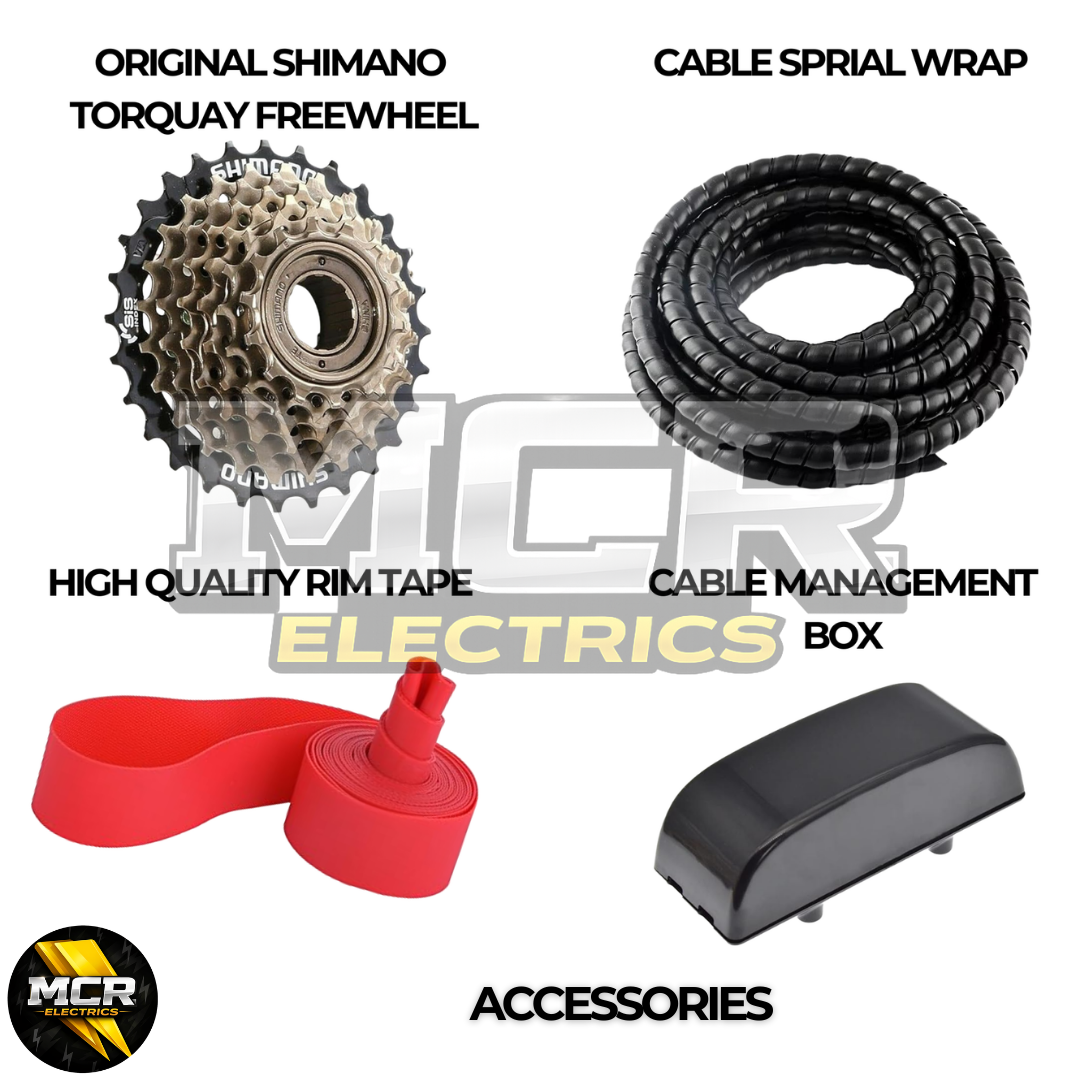 The Ultimate Electric 2000W 52V 28AH Rear Wheel EBike Conversion Kit Original MTX39 Rim High Torque Moto