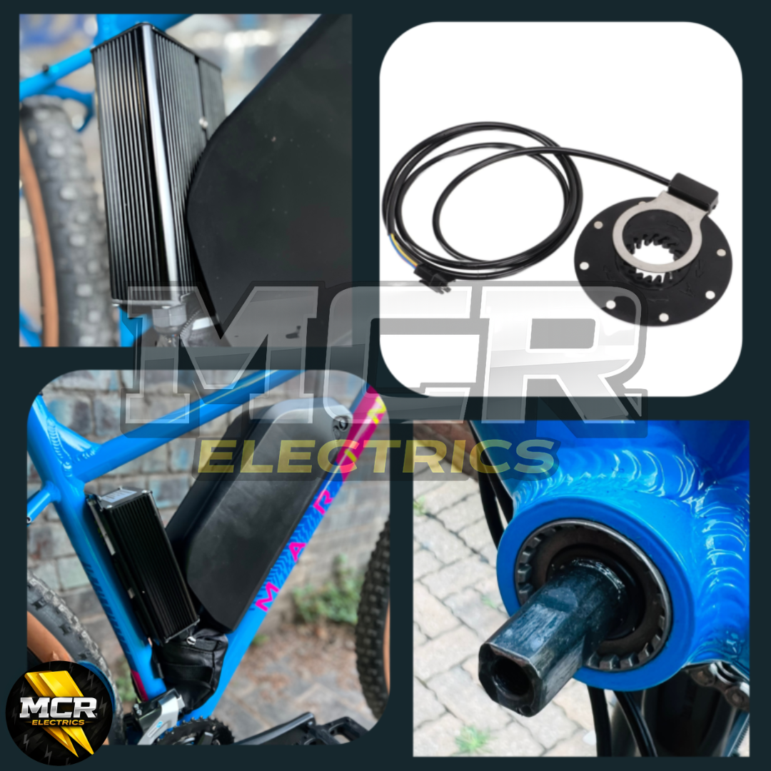 2000W E-Bike Conversion Kit Samsung 52V 20AH Battery UKC1+ Colour Display Original MTX39 Rim Rear Cassette 8-10 Speed.