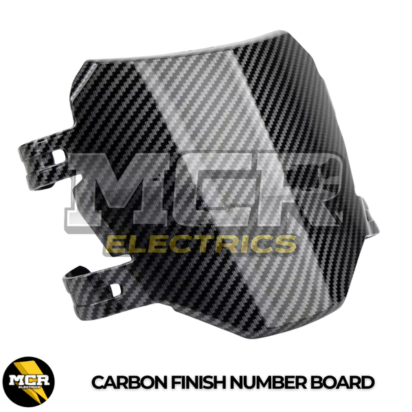ODI Style Carbon Number Board MTB EBike Surron Talaria KKE Fox 35 40 Universal