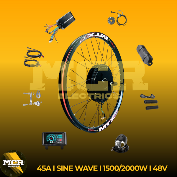 2000W.  M12  SW 900 colour. 45A. Normal throttle. Box. My Torque Arms.