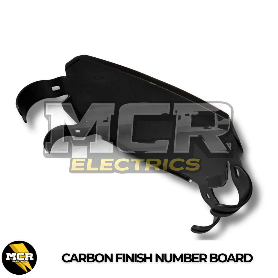 ODI Style Carbon Number Board MTB EBike Surron Talaria KKE Fox 35 40 Universal