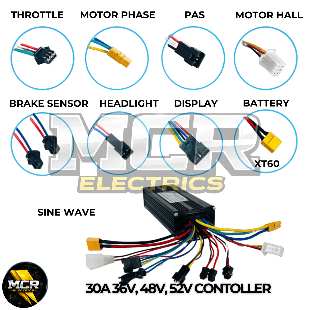 48V 1000W / 250W Electric Bike Conversion Kit – MTX Rear Wheel & Battery – 7-11 Speed Cassette – 26″ 27.5″ 29″ E-Bike Upgrade