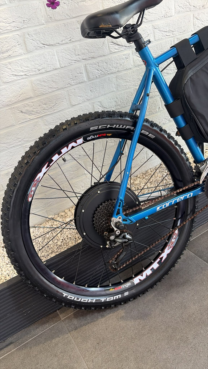 Blue Carrera – 52V 2000W Custom Electric Bike