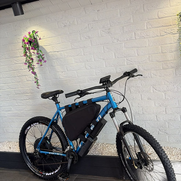 Blue Carrera – 52V 2000W Custom Electric Bike