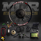 1000W rear motor conversion kit parts on MCR Electrics dark background