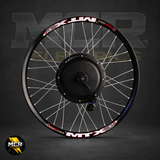 26-inch MTX rim with 1000W rear hub motor and MCR Electrics branding