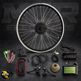 27.5-inch rear hub motor wheel, SW900 display and conversion kit components